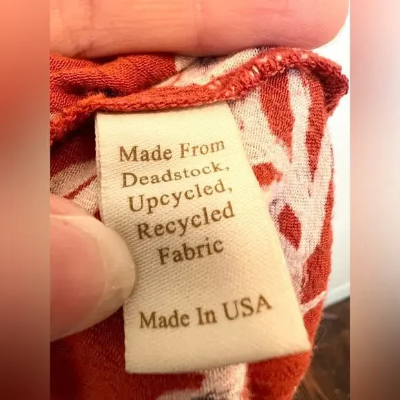 Christy Dawn Mia dress in Crimson Vine Cottagecore orange floral XS sustainable - Picture 9 of 14